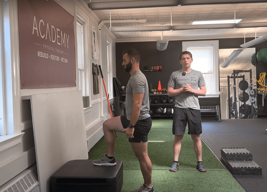 Alternating Single Leg Power Step Ups